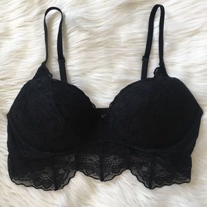 Pink Victoria’s Secret Lace Push-Up Bralette